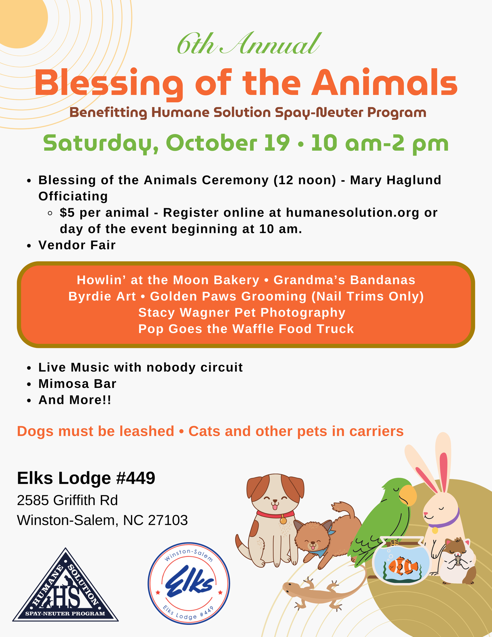 Blessing of the Animals - Flyer (1)