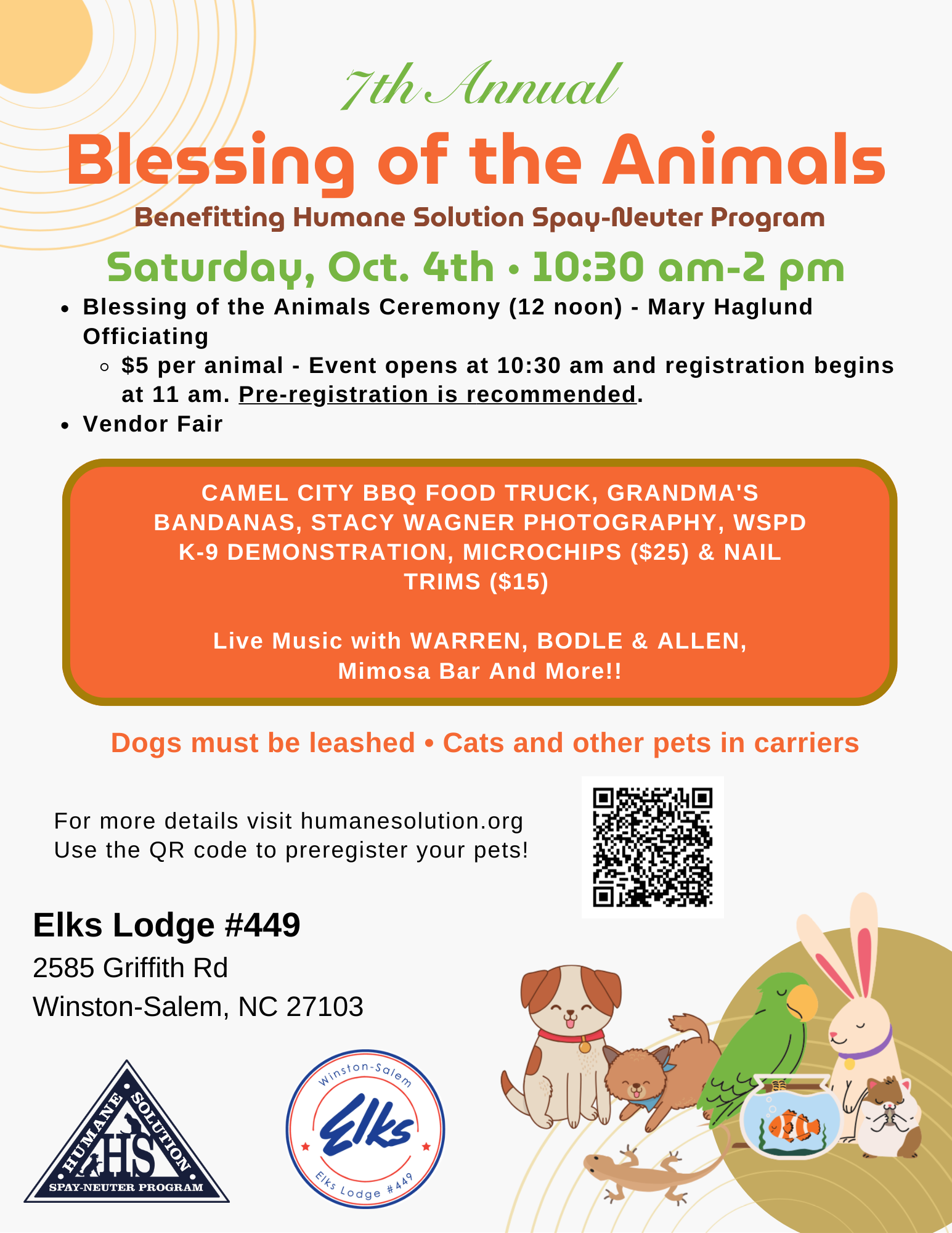 Blessing of the Animals - 2025 Flyer (1)
